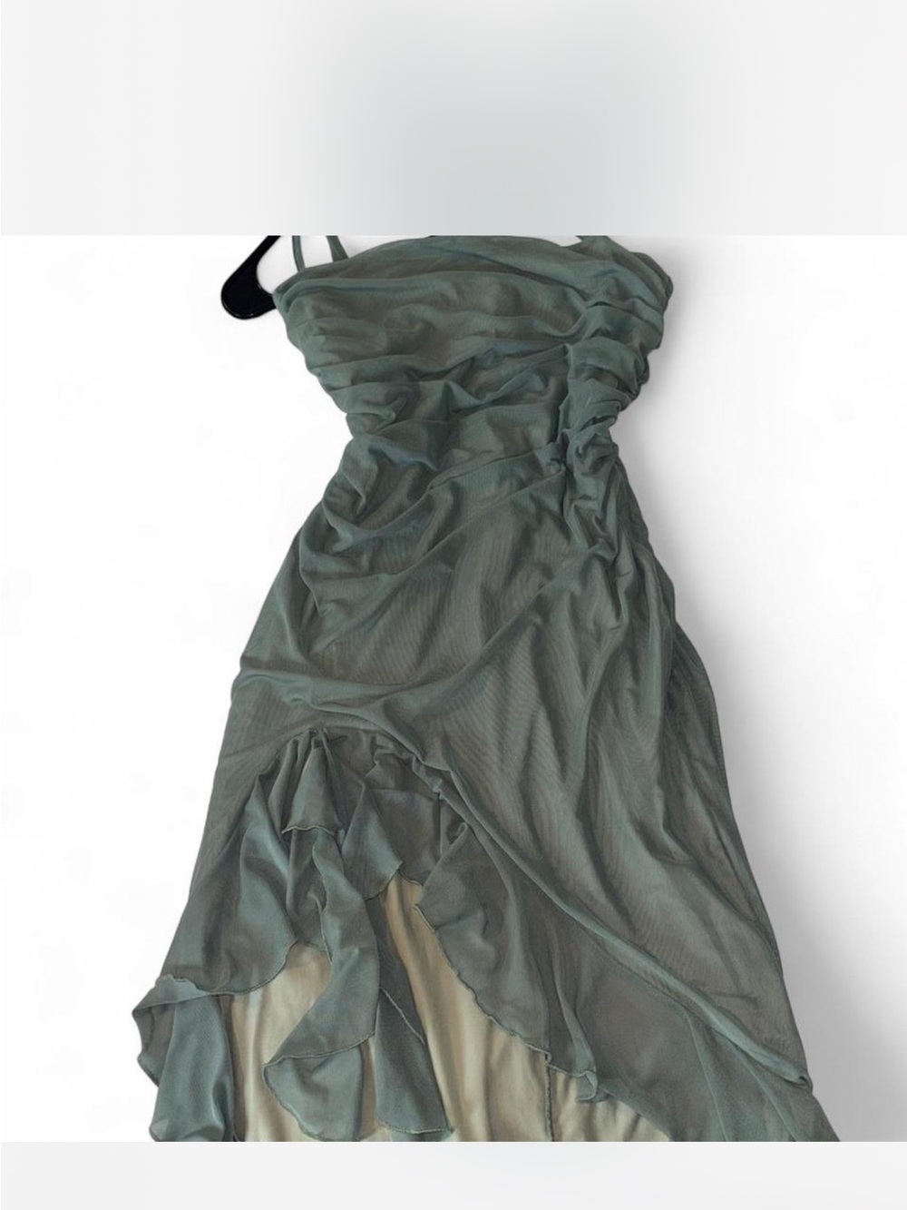 Evening Dress in Seafoam Green